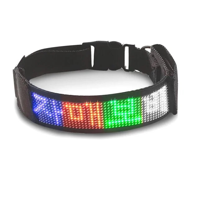 GlowTrack™ Bluetooth LED Dog Collar