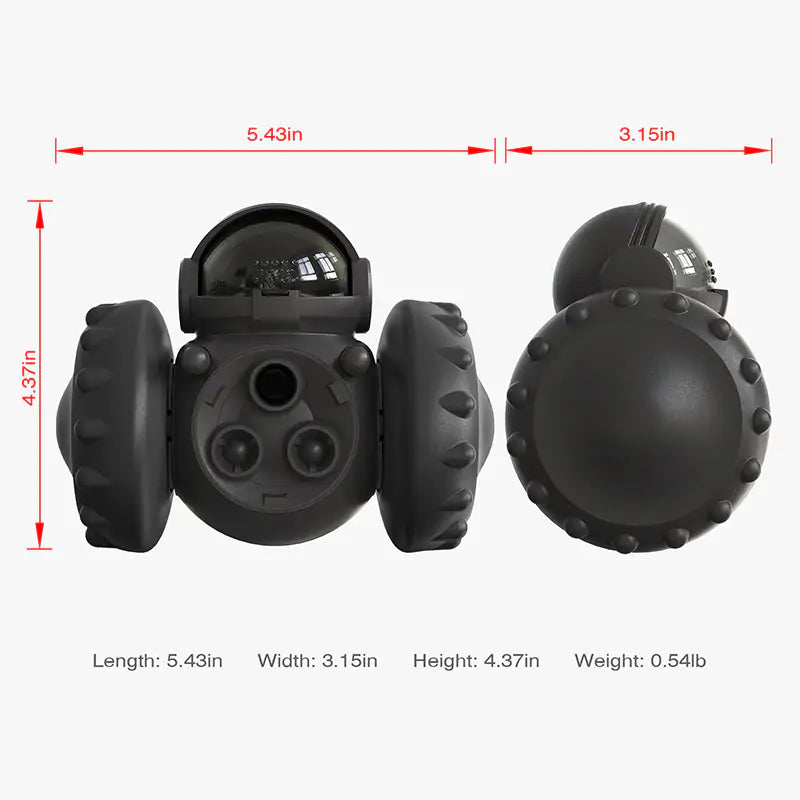 Jouet interactif avec distributeur de nourriture