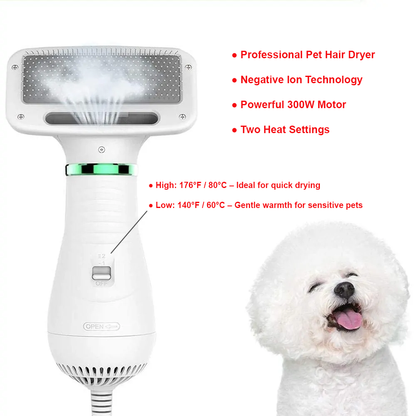 PawDry Pro Grooming Dryer & Brush