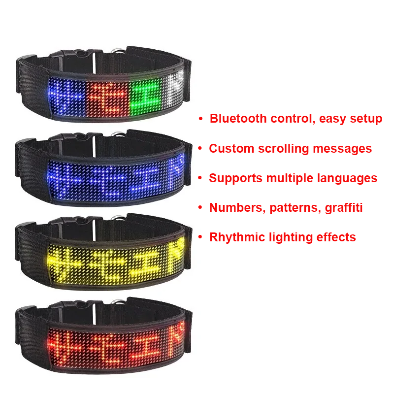 GlowTrack™ Bluetooth LED Dog Collar